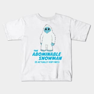 The Abominable Snowman Kids T-Shirt